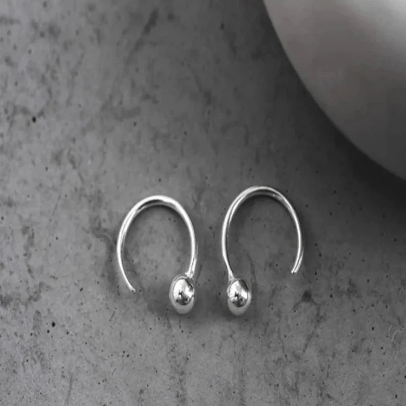 Ball 925 Sterling Silver Stud Earrings