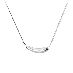 Sparkling Eggplant 925 Sterling Silver Necklace