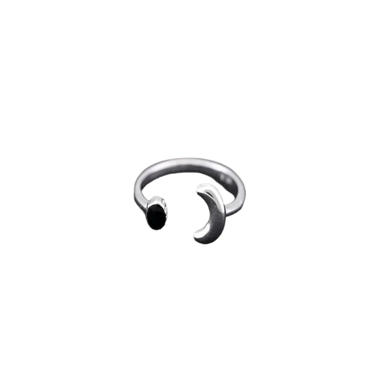 Moon Drop 925 Sterling Silver Ring