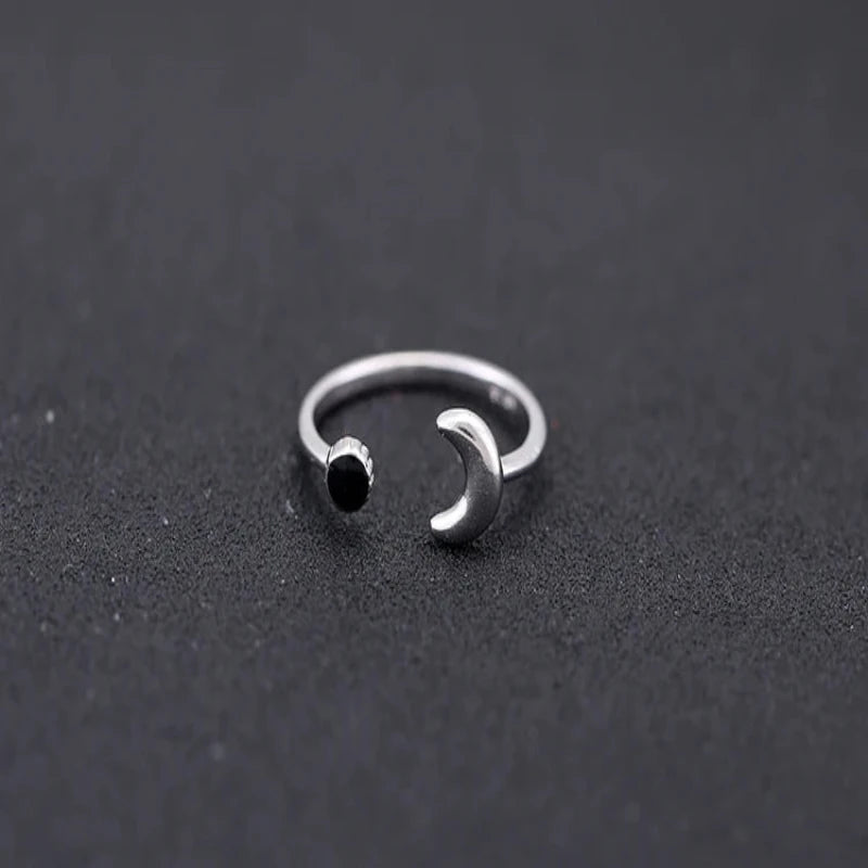 Moon Drop 925 Sterling Silver Ring