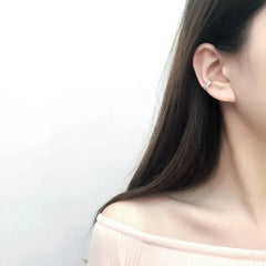 Ear Cuff 925 Sterling Silver Clip Earrings