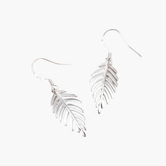Tassel leaf 925 Sterling Silver Drop Earrings
