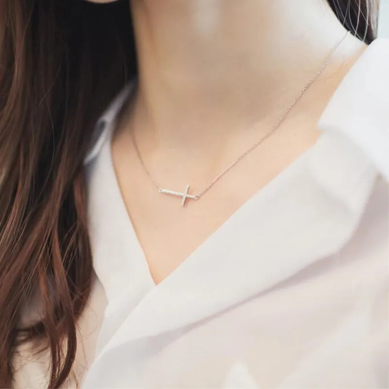 Wild Cross 925 Sterling Silver Necklace