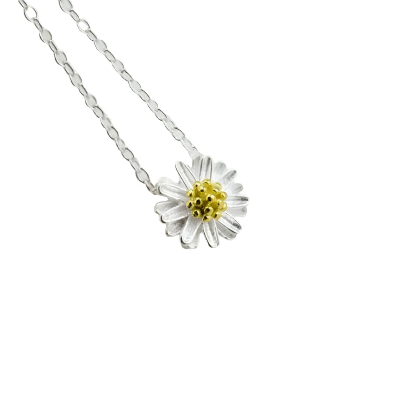 Daisy 925 Sterling Silver Necklace & Pendant 925 Sterling Silver 45cm