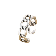 Celtic knot Adjustable Open 925 Sterling Silver Ring 925 Sterling Silver resizable