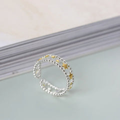 Star Shape 925 Sterling Silver Ring