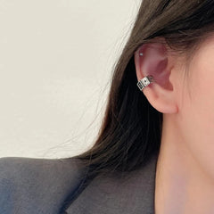 Elegant 925 Sterling Silver Clip Earrings