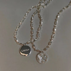 Letter Adjustable 925 Sterling Silver Bracelet